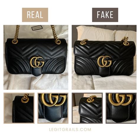 real gucci purse vs fake